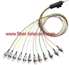 ST Single Mode Ribbon Fan-out Fiber Optic Pigtail