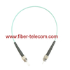 ST to ST MM OM3 Simplex Fiber Patch Cord
