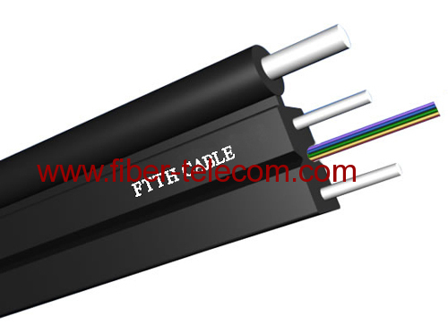 GJYXFCH-2B6 FTTH Drop Cable 2 Fiber Fig.8 with 0.5mm FRP Strength Member 