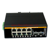 Gigabit Industrial Ethernet Switch with 2 Ports Fiber And 8 Ports RJ45 